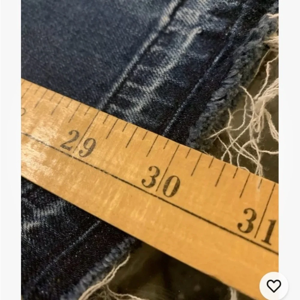 Citizens Of Humanity Jeans Women’s Blue 27 Rocket High Rise Skinny Raw Hem USA - Picture 10 of 11